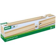 Brio World Long Straight Tracks Pack 4pc