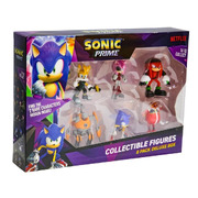 Sonic Prime 6.5cm Collectible Figures 8 Pack Deluxe Box - Pack 1