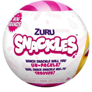 5 Surprise Snackles Mini Brands Small Plush Series 1 Mystery Capsule Collectible