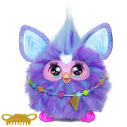 Fur Furby Purple Plush Interactive Toy