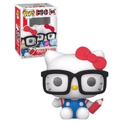 Funko Pop Hello Kitty and Friends- Hello Kitty with Glasses FLOCKED #65 