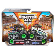 Monster Jam Diecast Trucks Grave Digger Vs. Avenger 2 Pack 1:64 Scale