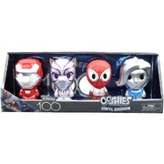 Disney 100 Marvel Ooshies Vinyl Edition 4 Pack (Ironman, Black panther, Spiderman and Captain Marvel)