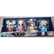 Disney 100 Ooshies Vinyl Edition 4 Pack (Mickey Mouse, Moana, Woody, Elsa)