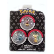 Tomy Pokemon Danglers 3 pack - Evee, Leafeon, Glaceon