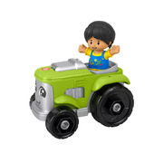Fisher-Price Little People Toy Vehicle & Figure Light Green Tractor