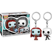 Funko Pocket Pop Keychain The Nightmare Before Christmas - Holiday Sally and Jack Skellington 2 Pack