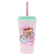 Pusheen The Cat Breakfast Club Beaker and Straw