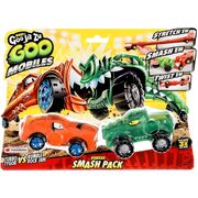 Heroes of Goo Jit Zu Goo Mobiles Versus Pack Turbo Tygor Vs Rumble Rock Jaw