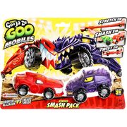 Heroes of Goo Jit Zu Goo Mobiles Versus Pack Brawlin Blazagon vs Treadz Shredz