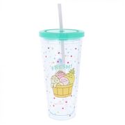 Pusheen The Cat Fruits Beaker and Straw Bottle