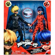 Miraculous Mission Accomplished Ladybug and Cat Noir Doll Playset