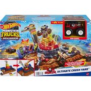 Hot Wheels Monster Trucks Arena Ultimate Crush Yard Playset