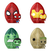 Funko Pocket Pop Marvel Avenger Collectible Vinyl Egg and Figure - Set of 4