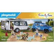 Playmobil Family Fun Caravan with Car 128pc 91423