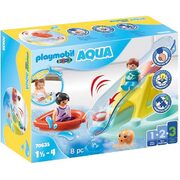 Playmobil 1.2.3 Aqua Water Seesaw with Boat 8pc 70635