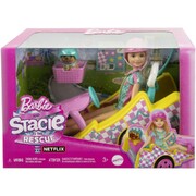 Barbie Stacie Racer Doll with Go-Kart Toy Car HRM08
