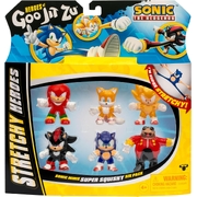 Heroes Of Goo Jit Zu Minis Sonic the Hedgehog Super Squishy Six Pack (S4)