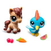 Littlest Pet Shop Pet Pairs with Virtual Code - Horse #19 and Bird #23