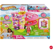 Hot Wheels RacerVerse Barbie Spiral Race Track Set