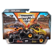 Monster Jam Bad Company vs Earth Shaker 1:64 Diecast Truck 2 Pack
