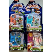 Legends Of Akedo Teenage Mutant Ninja Turtles Mini Battling Action Warriors Set of 4