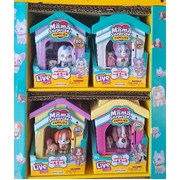 Set of 4 Little Live Pets Mama Surprise Families Beagle, Spaniel, Maltese, Frenchie Family