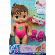Baby Alive Sunny Swimmer Brunette Doll