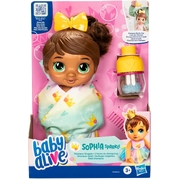 Baby Alive Shampoo Snuggle Sophia Sparkle Brown Hair Baby Doll