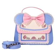 Loungefly Minnie Mouse Floral and Lace Crossbody Bag