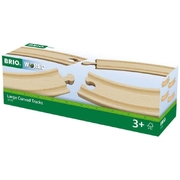 Brio World Large Curved Tracks Pack 4pc 33342
