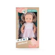 Miniland Educational My Friends & Me Baby Doll Dark Blonde Caucasian Dressed 38cm