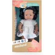 Miniland Educational My Friends & Me Baby Doll Latin Girl Dressed 38cm