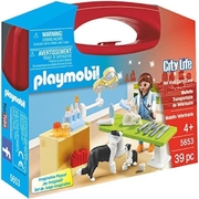 Playmobil City Life Vet Visit Carry Case 39pc 5653