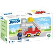 Playmobil JUNIOR: Ladder Unit Fire Truck 2pc 71683