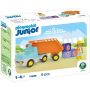 Playmobil JUNIOR: Dump Truck 6pc 71685