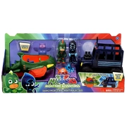 PJ Masks Nighttime Adventures Gekko-Mobile & Night Ninja Bus 