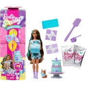 Barbie Party Unboxed Pet Birthday Brunette Doll