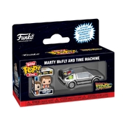 Funko Bitty Pop! Rides Back to the Future - Marty Mcfly and Time Machine