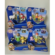 Paw Patrol Story Figure set of 4 - Cap'n Turbot, Alex Porter Farmer Al, Ms Porter