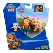 Paw Patrol Skye & Alex Porter Story Figure set