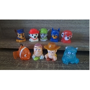 9 x Mashems Paw patrol, Woody, Buzz, Nemo