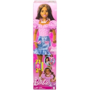 Barbie Large doll - Brunette Pink Top, Denim Skirt, & Cowboy Boots 28" 71cm HYT85