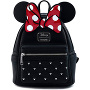 Loungefly Disney - Minnie Mouse Bow 10" Faux Leather Mini Backpack