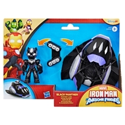 Marvel Iron Man and his Awesome Friends Black Panther Plane Action Figure & Toy Vehicle