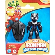 Marvel Iron Man and his Awesome Friends Black Panther Action Figure Toy with Accessory