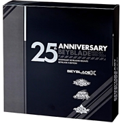Beyblade X 25th Anniversary Set with 4 Tops & 4 Launchers