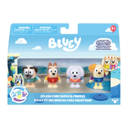 Bluey Splash Park Bingo & Friends Figures 4pk
