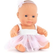 Miniland Educational My Friends and Me Caucasian Girl Doll with clothing 21cm