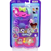 Polly Pocket World Sleepover Puppy Dressable Compact Playset